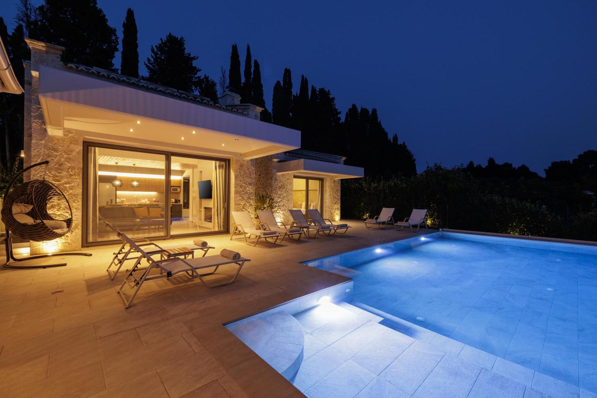 My Mediterranean Corfu Luxury Villa With Private Swimming Pool Kontokali Luaran gambar